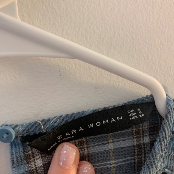 Zara Check Top - Picture 6 of 8